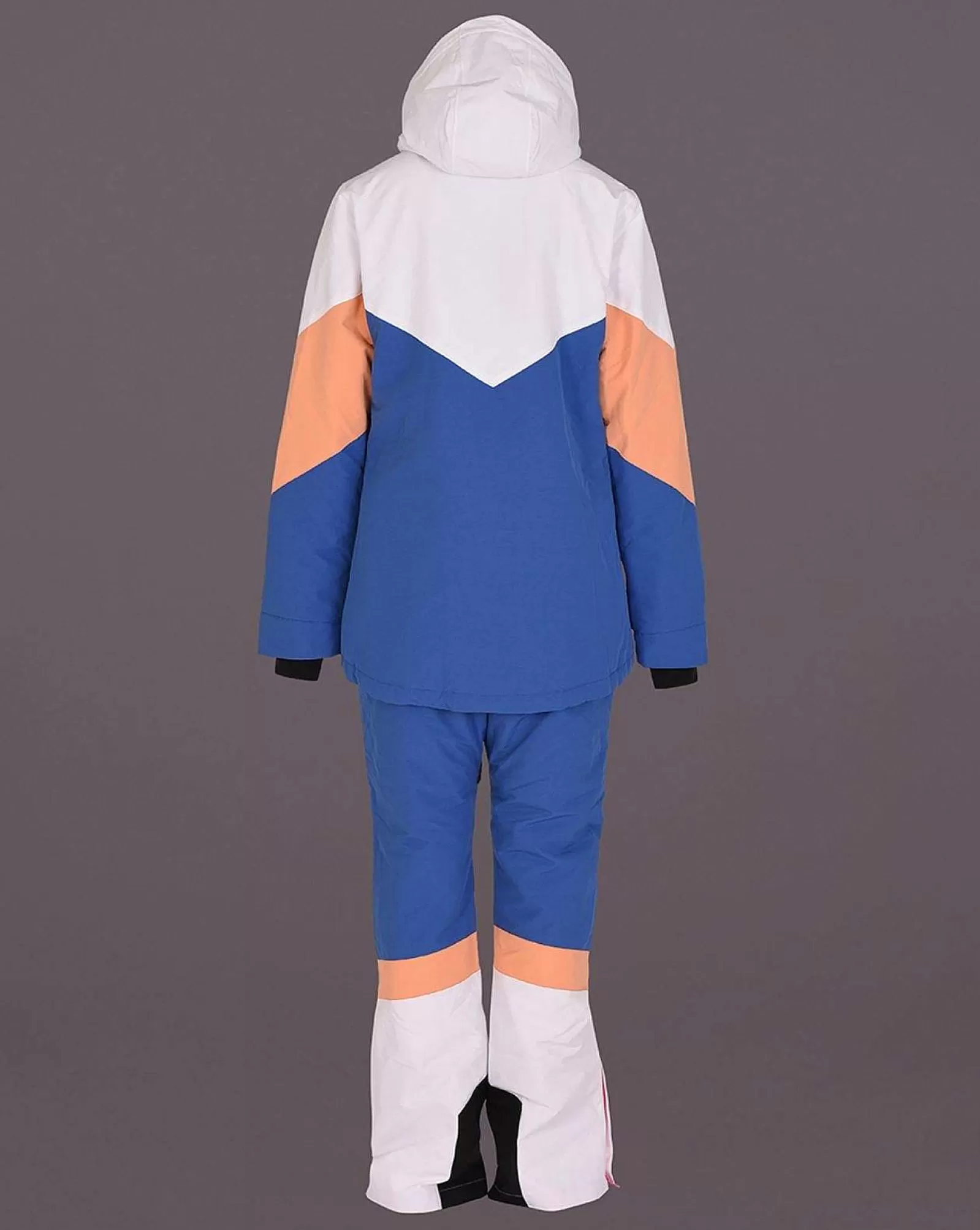 OOSC 1080 Jackets & Pants<1080 Women'S Ski & Snowboard Pant - Pastel Peach, White & Blue