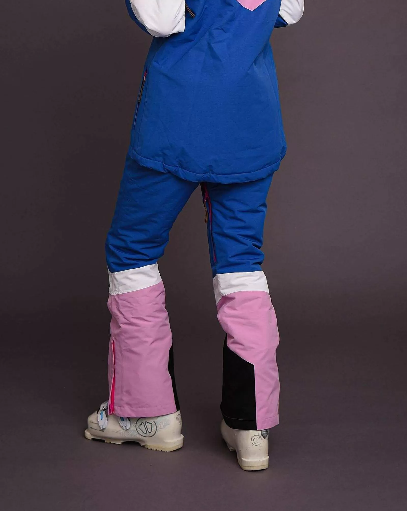 OOSC Snow Pants / Bibs<1080 Women'S Ski & Snowboard Pant - Pastel Pink, White & Blue