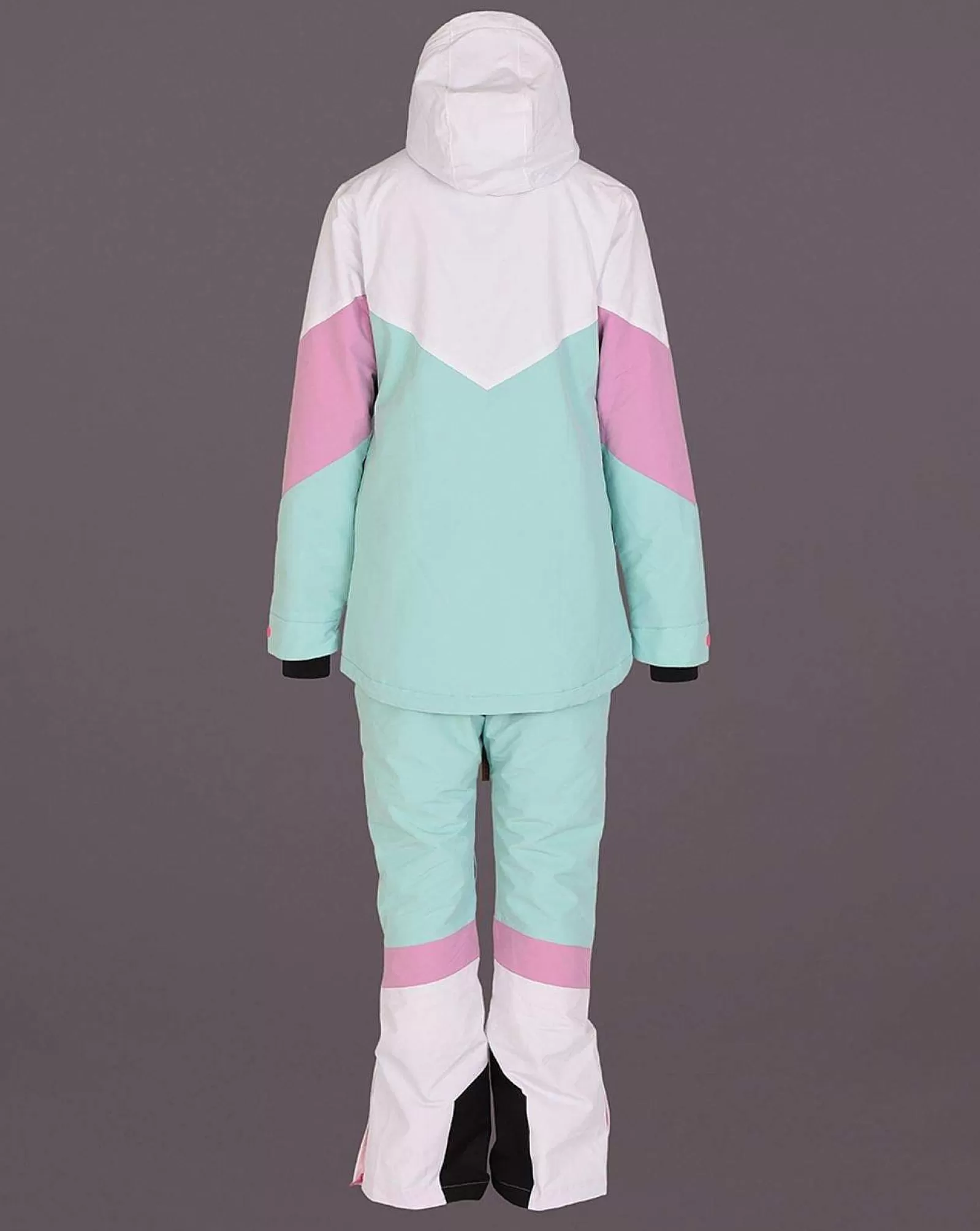 OOSC 1080 Jackets & Pants<1080 Women'S Ski & Snowboard Pant - Pastel Pink, White & Pastel Mint
