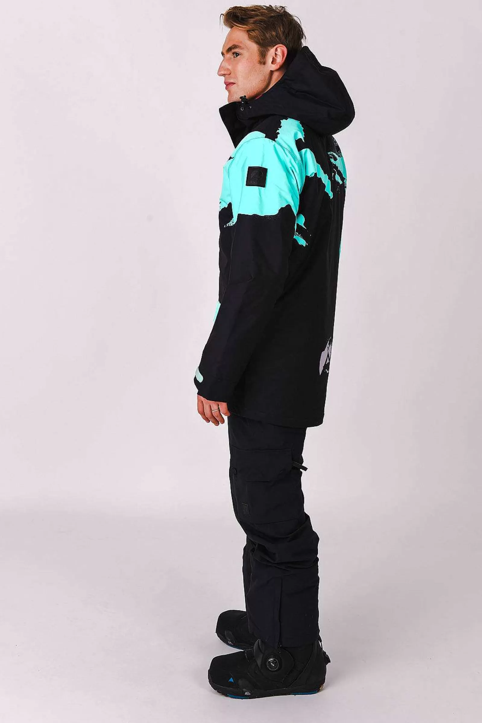 OOSC Snow Jackets<Afterparty Jacket Black & Mint Men'S