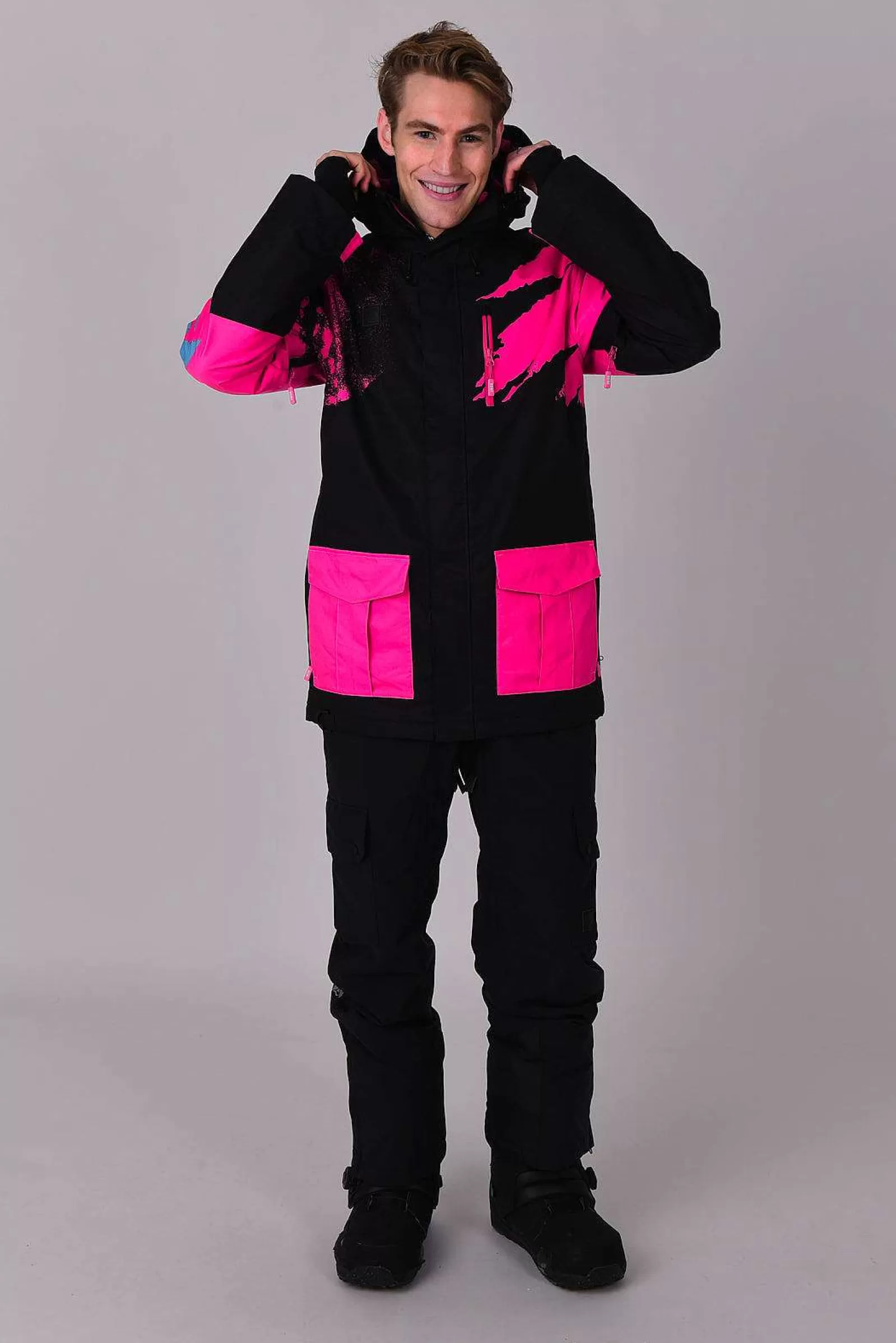 OOSC After Party Jackets<Afterparty Jacket Black & Pink Men'S