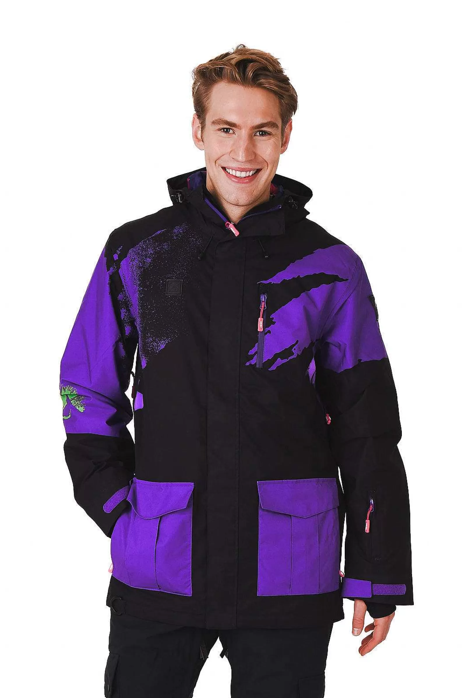 OOSC After Party Jackets<Afterparty Jacket Black & Purple Men'S