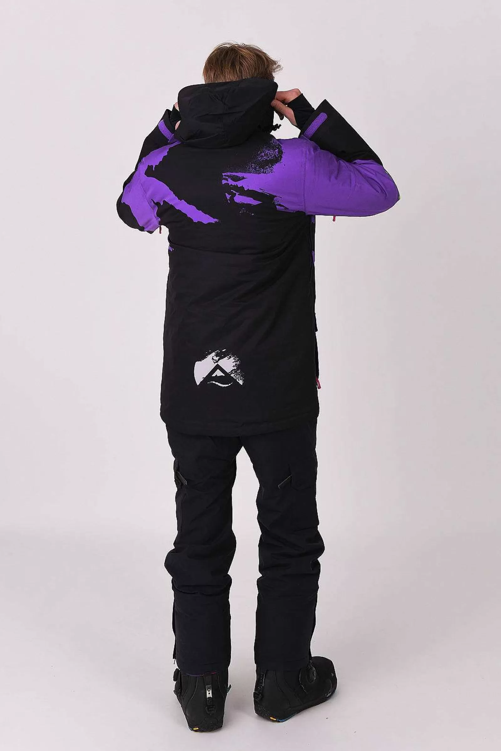 OOSC Snow Jackets<Afterparty Jacket Black & Purple Men'S