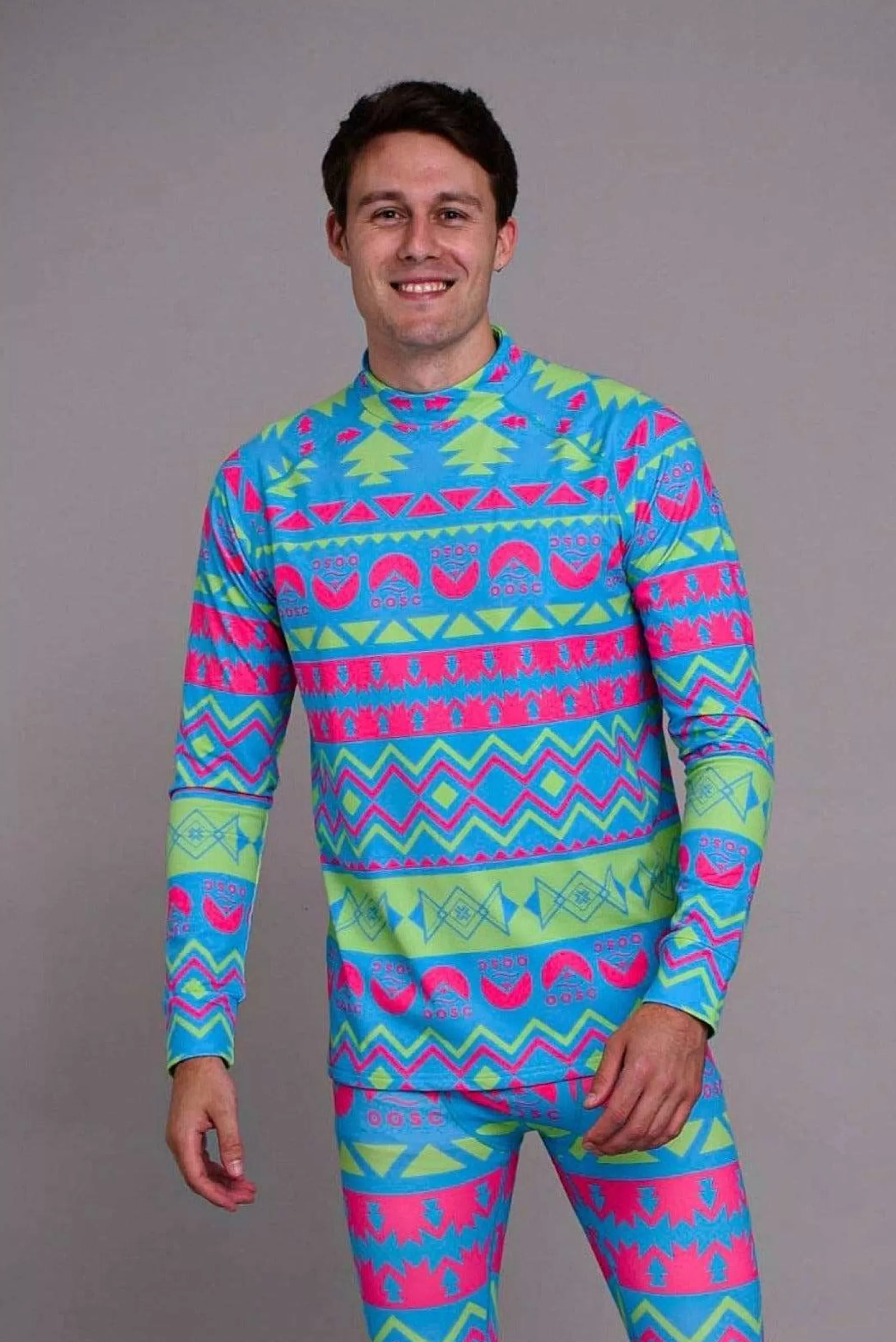 OOSC Base Layers<Baselayer Top - Blue Steel Men'S