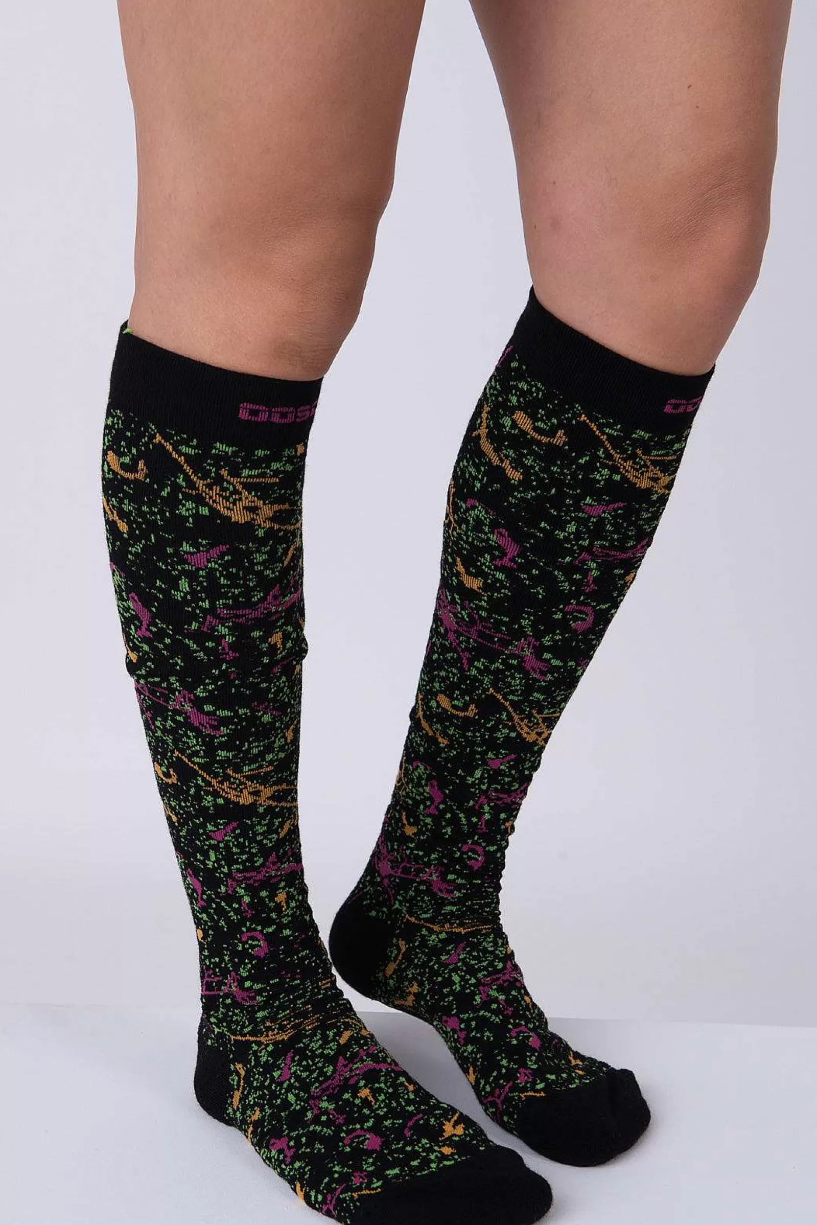 OOSC Socks<Clueless Multicoloured Ski Sock