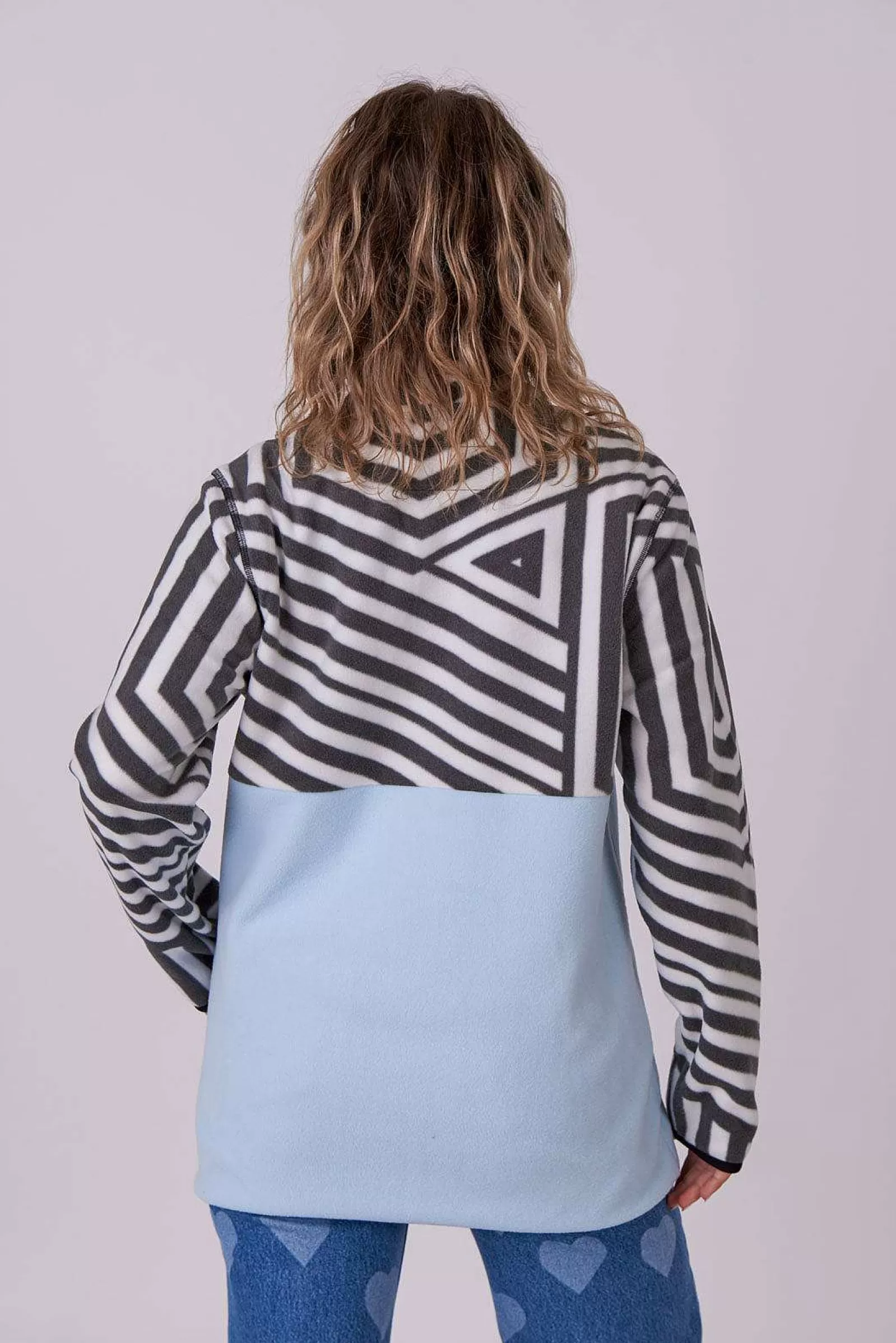 OOSC Fleece<Fall Line Fleece Baby Blue - Women'S