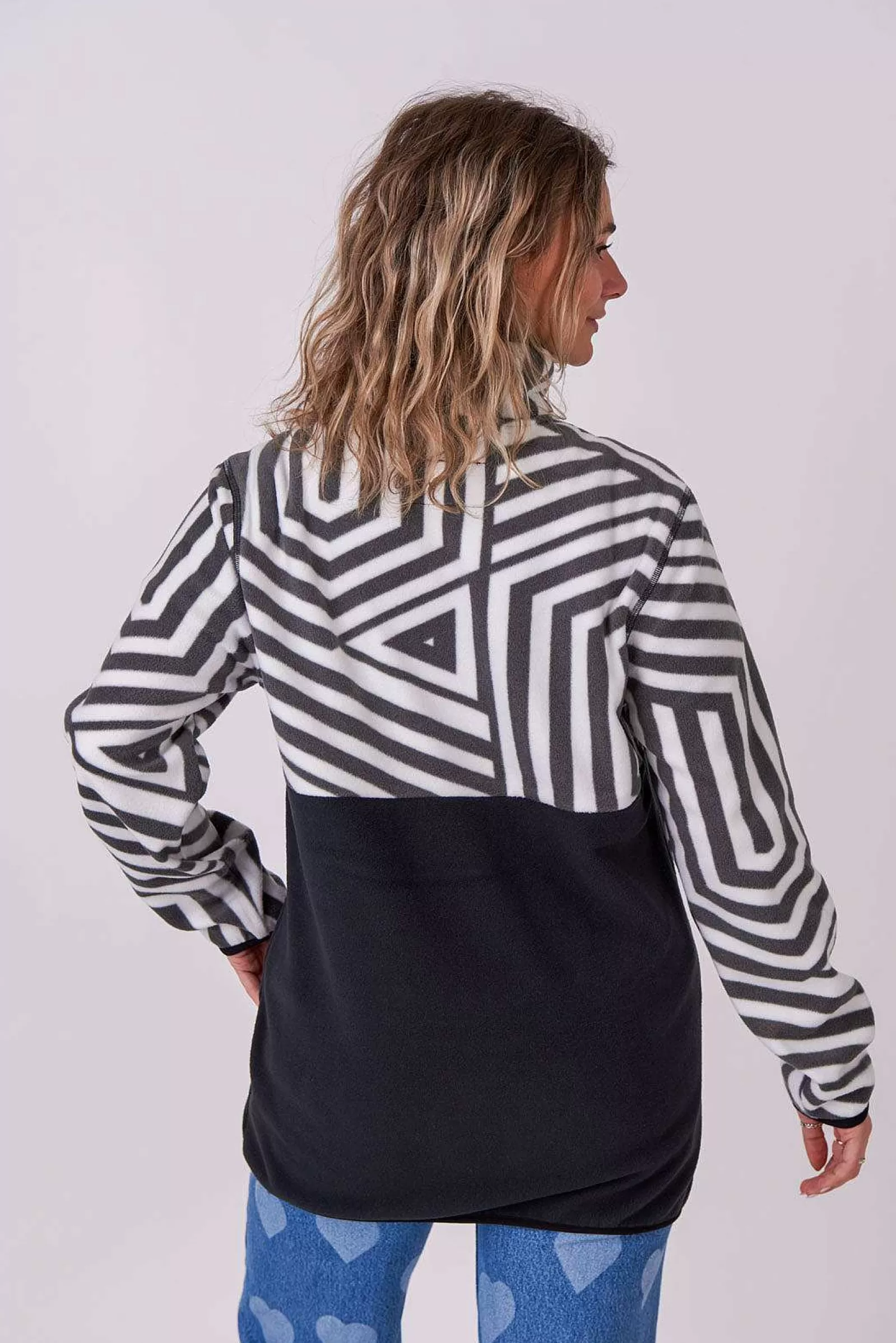 OOSC Fleece<Fall Line Fleece Black - Women'S