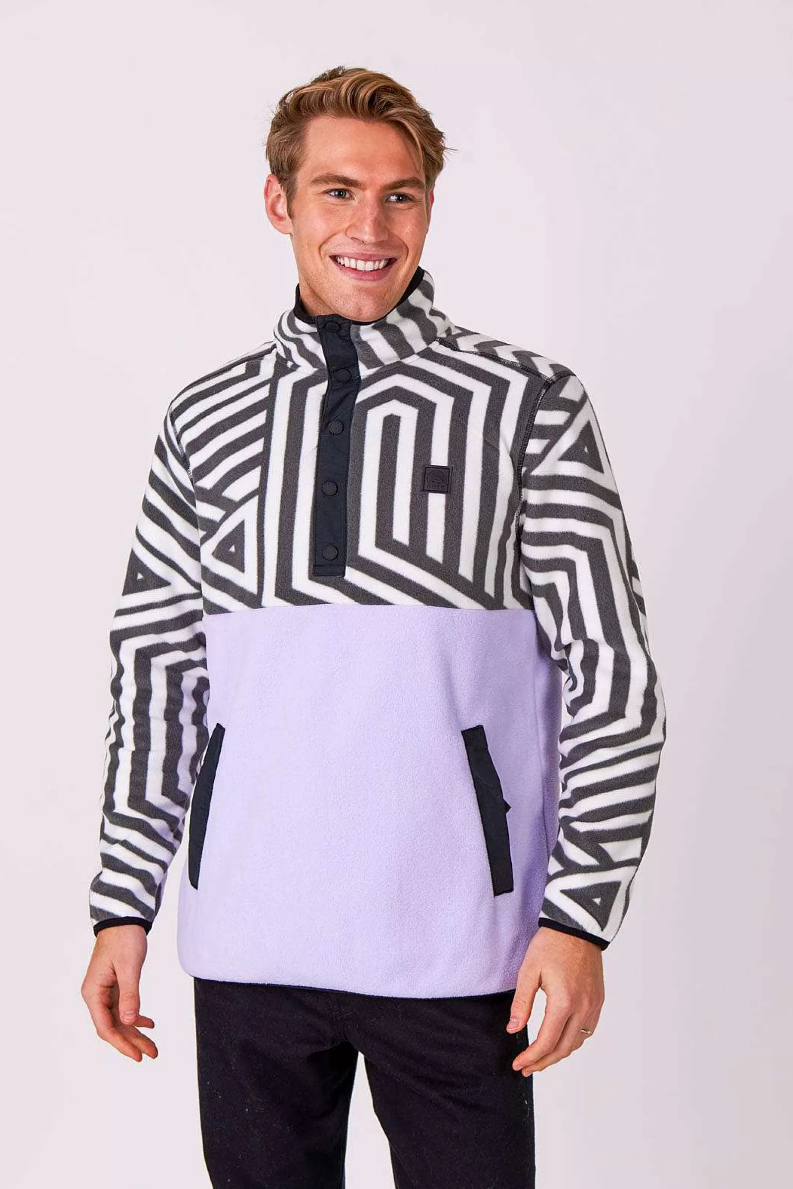 OOSC Fleeces<Fall Line Fleece Purple - Men'S