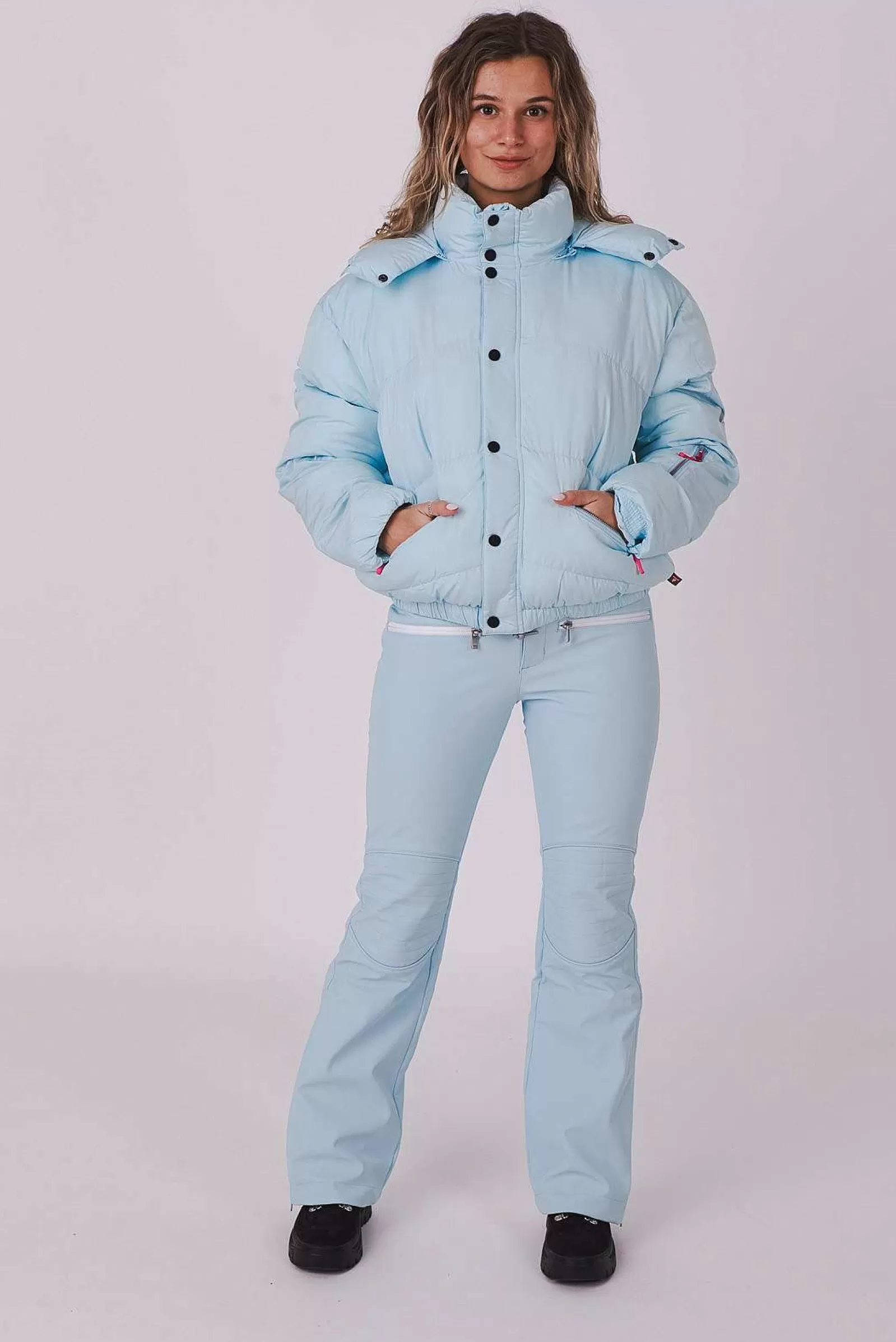 OOSC Chic Luxury<Ice Blue Chic Puffer Jacket