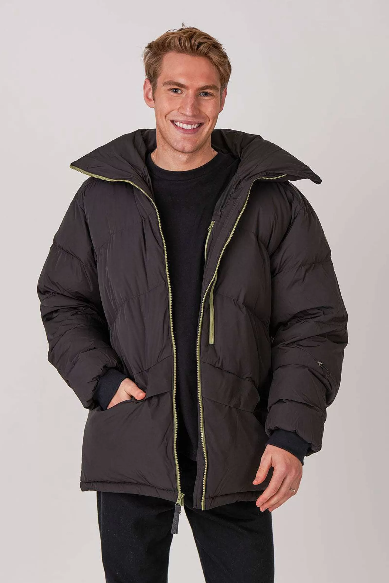 OOSC Snow Jackets<Men'S Puffer Jacket Black