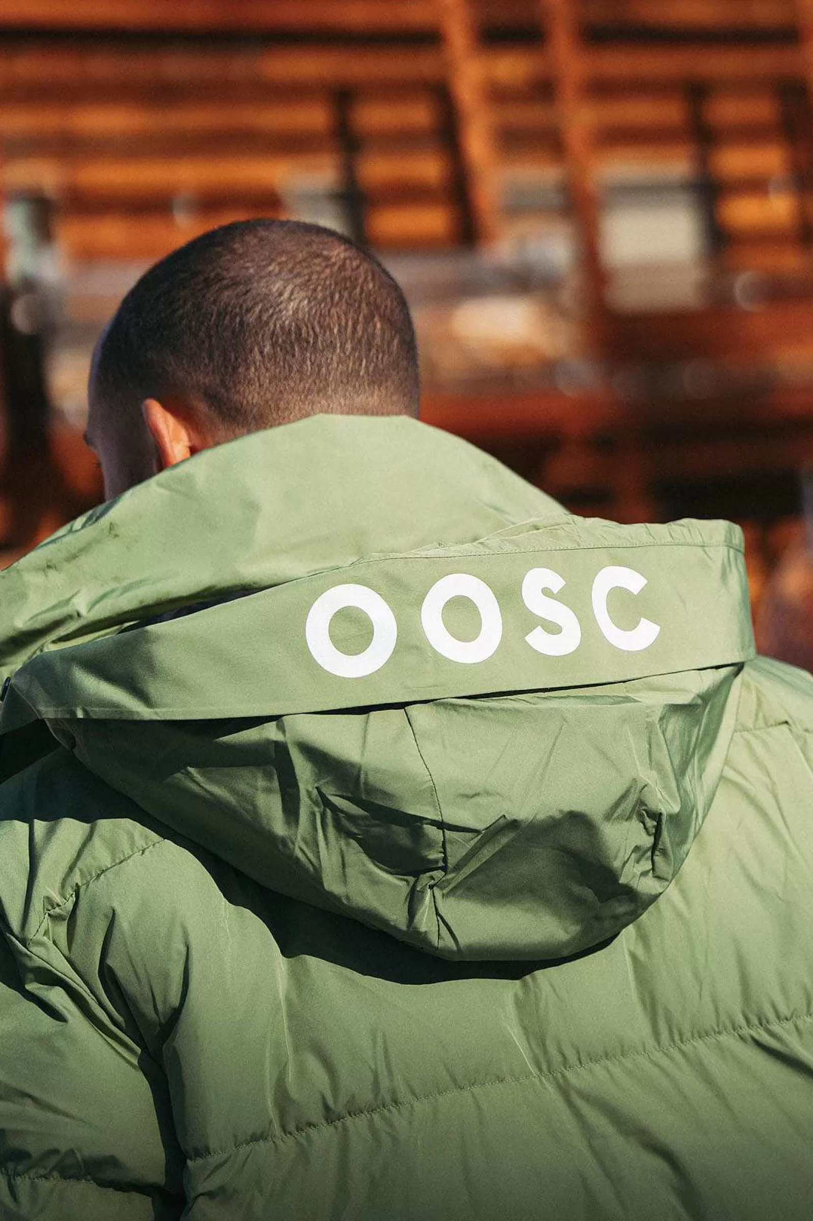 OOSC Puffer Jackets<Men'S Puffer Jacket Khaki