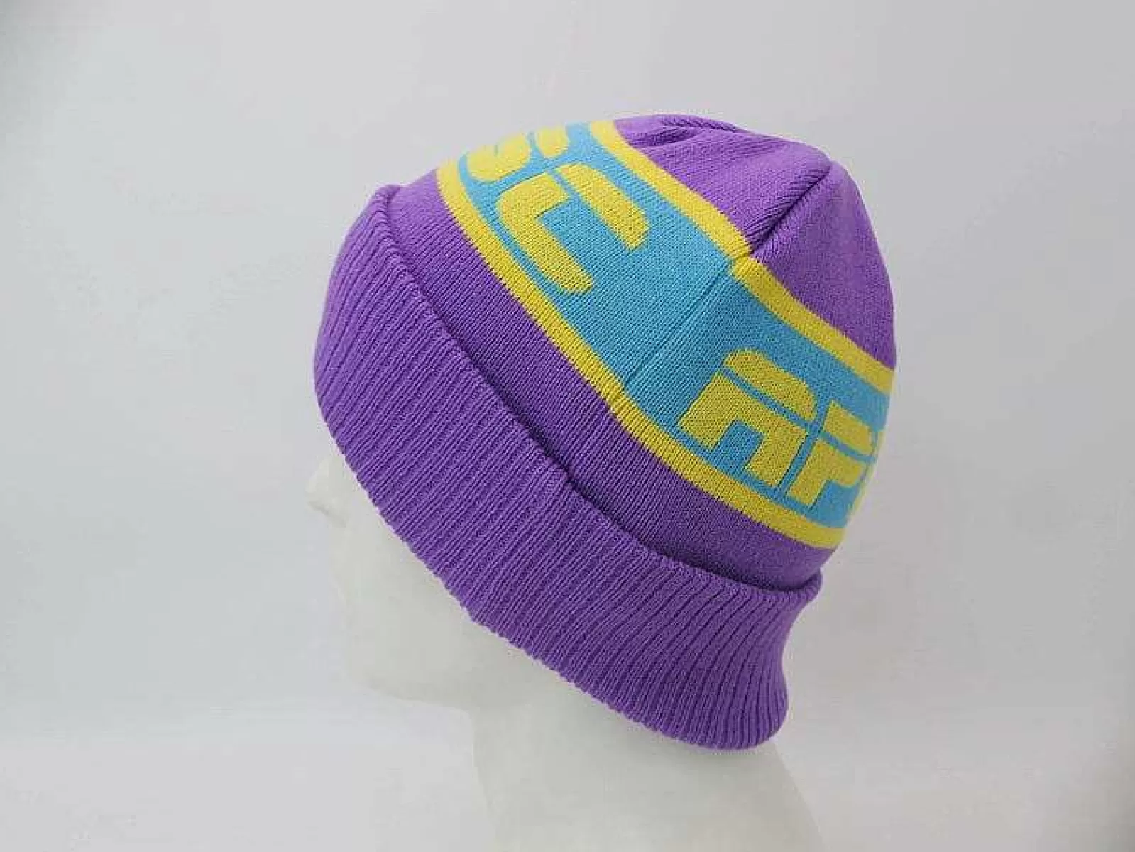 OOSC Beanies< Apres Beanie - Purple, Blue, Yellow