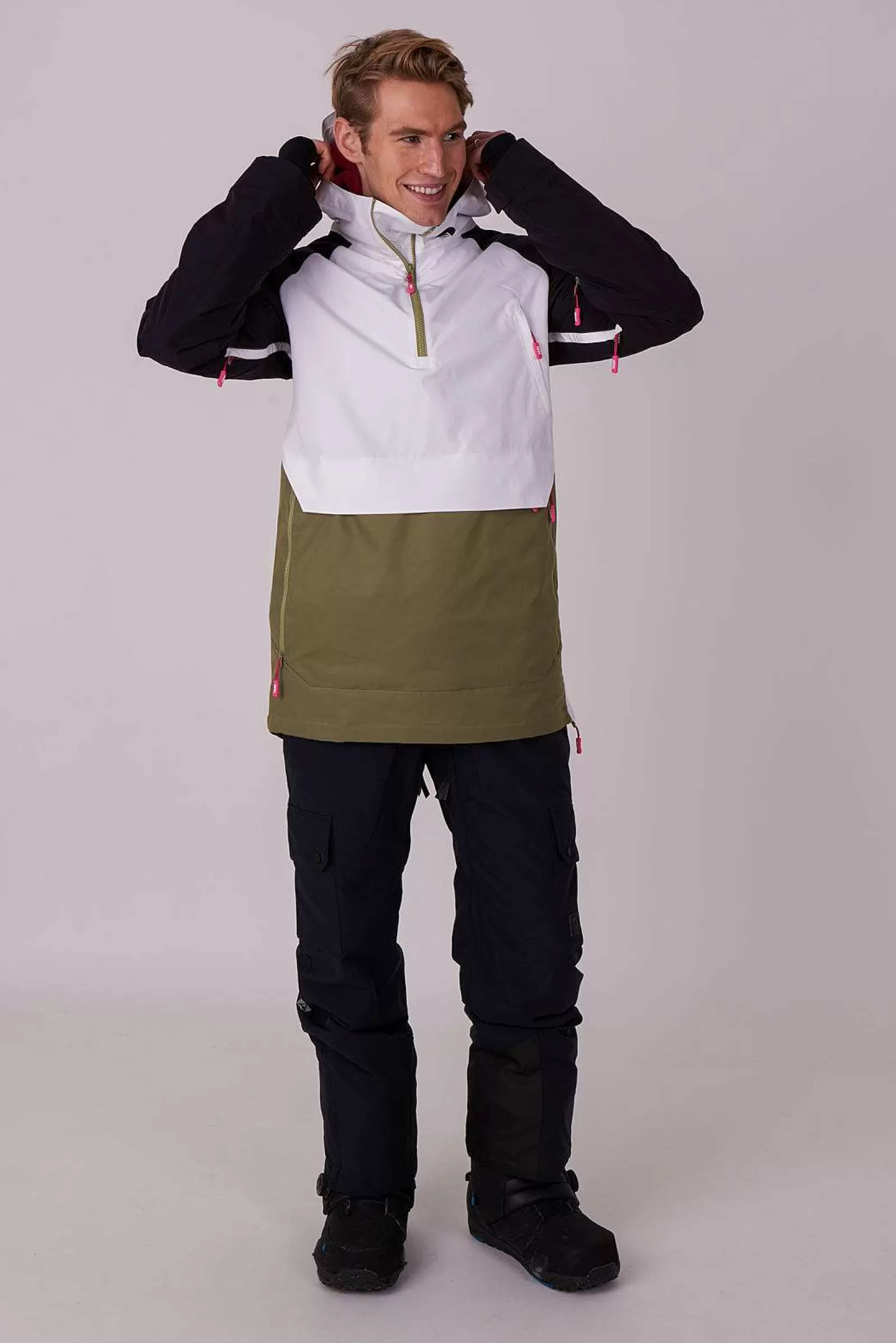 OOSC Snow Jackets< Sp Overhead Khaki