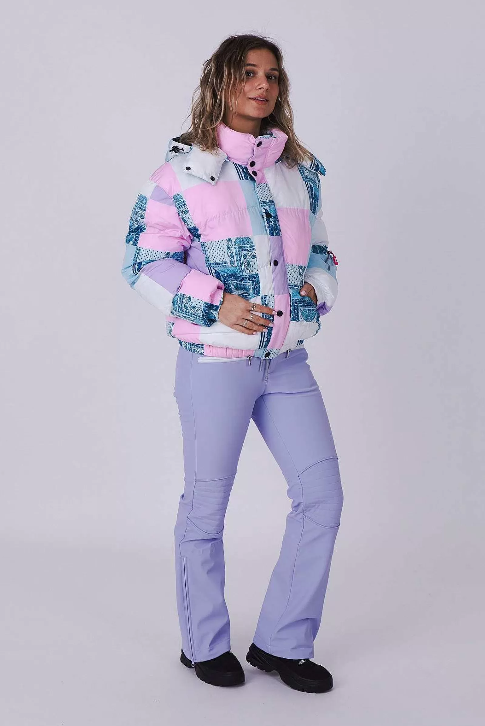 OOSC Chic Luxury<Patchwork Chic Puffer Jacket