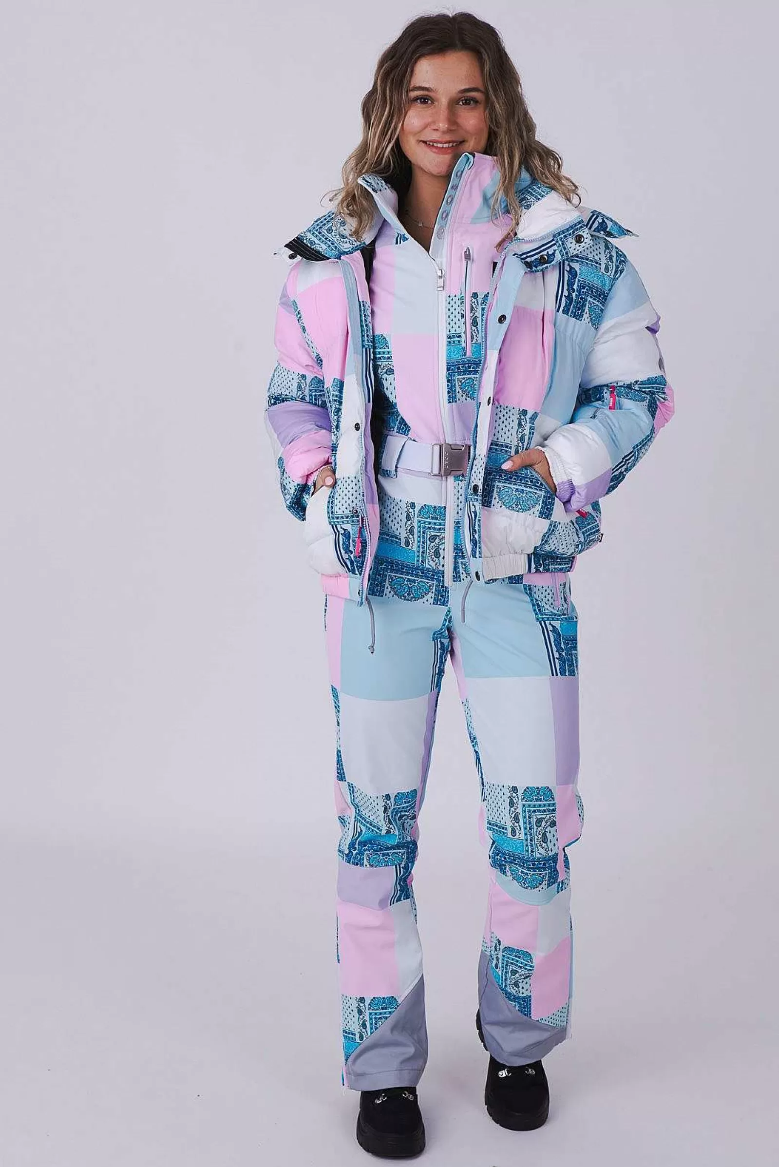 OOSC Snow Jackets<Patchwork Chic Puffer Jacket