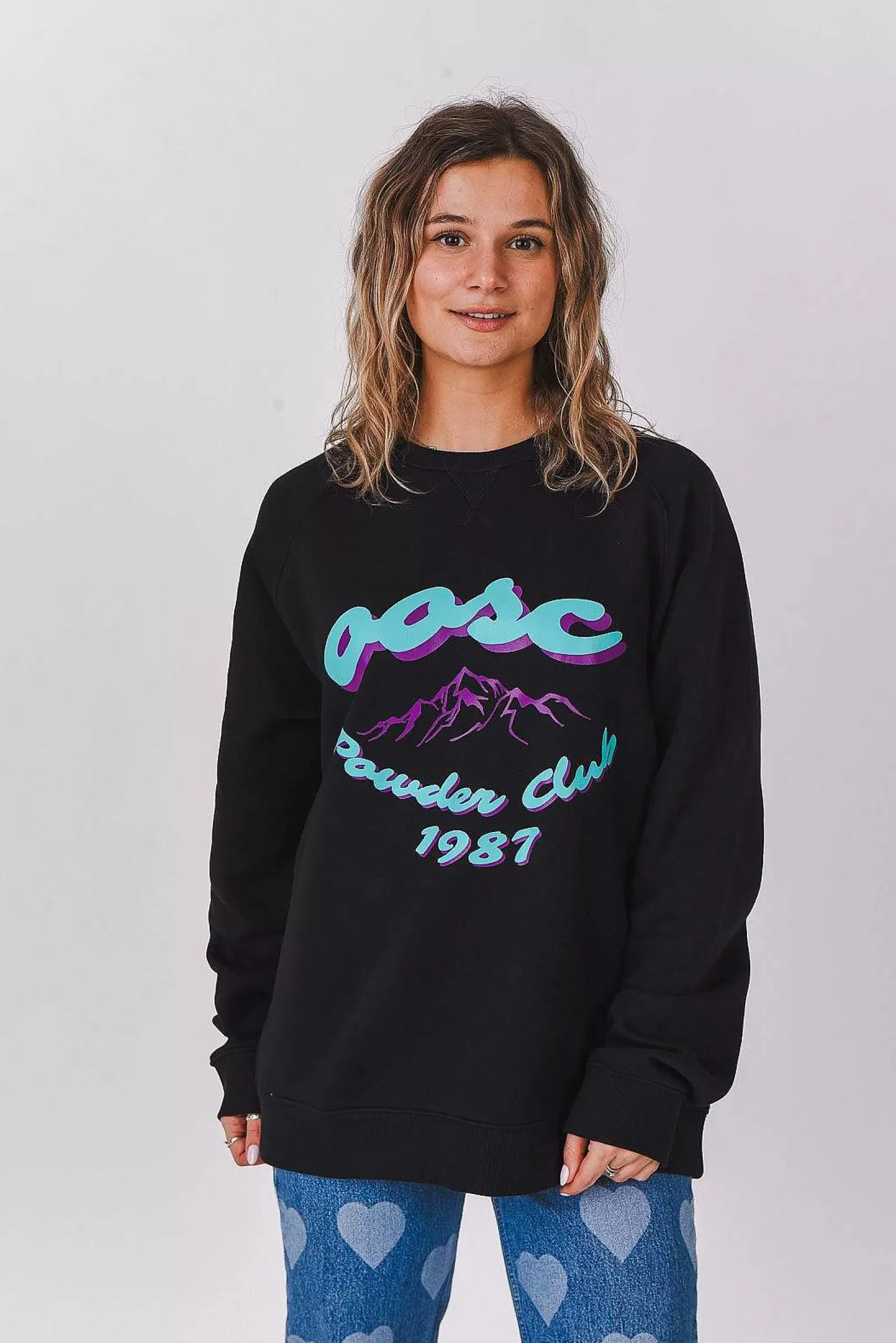 OOSC Sweats<Powder Club Sweatshirt - Black