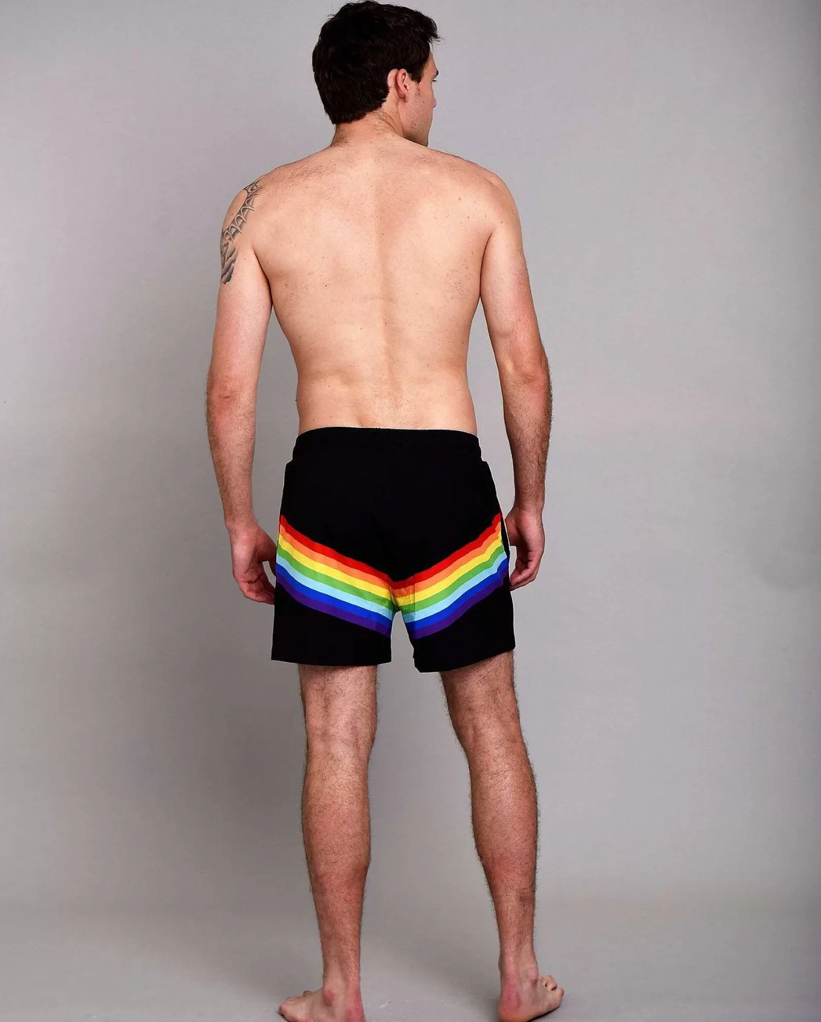 OOSC Swim Shorts<Rainbow Road Men'S Swim Shorts