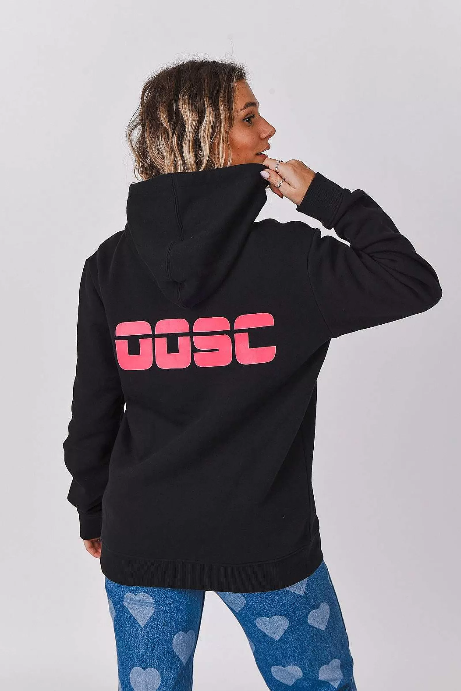 OOSC Hoodies<Retro Hoodie - Black