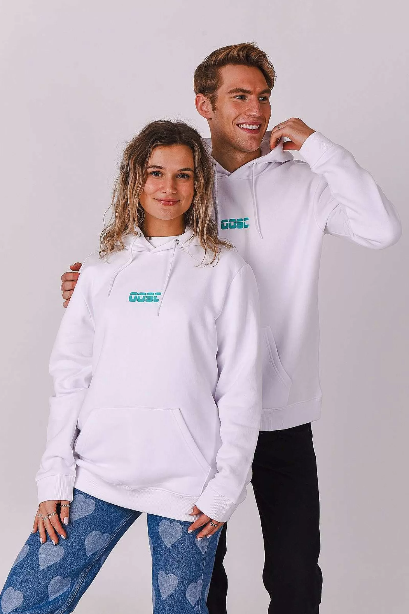 OOSC Hoodies<Retro Hoodie - White