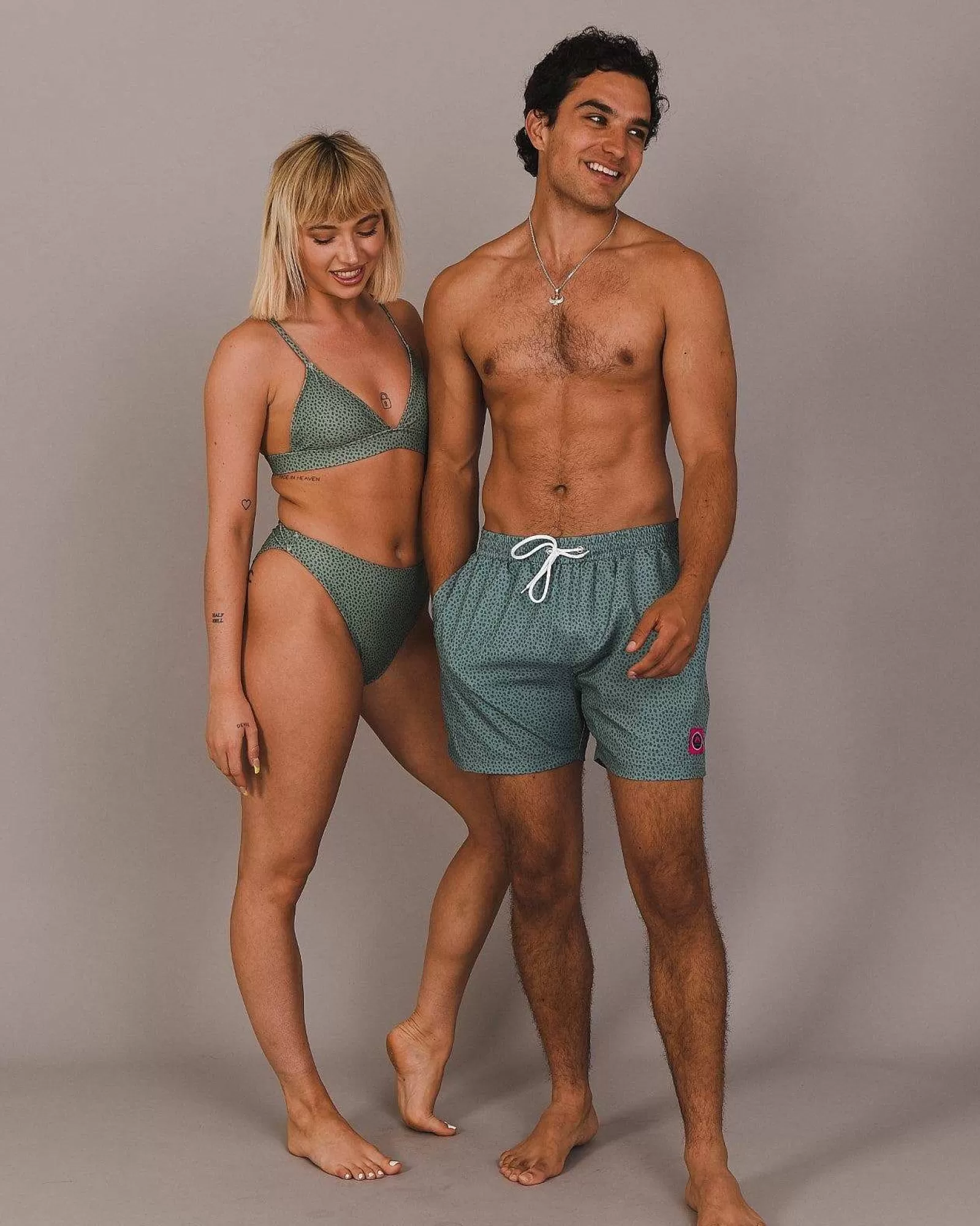 OOSC Bikinis<Sahara Sage Boost 'Em Up Bikini Top