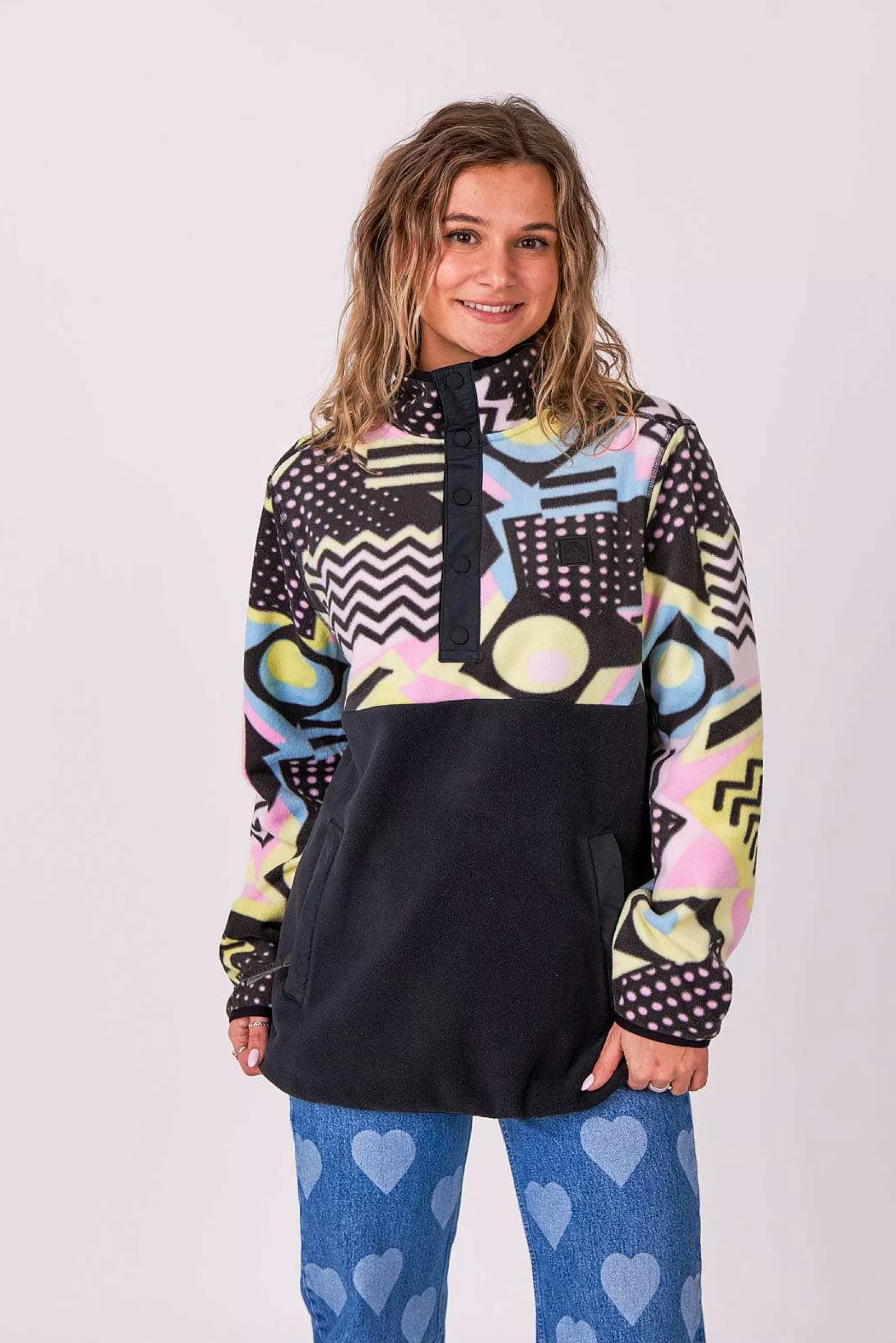 OOSC Fleece<Saved By The Bell Fleece Black - Women'S