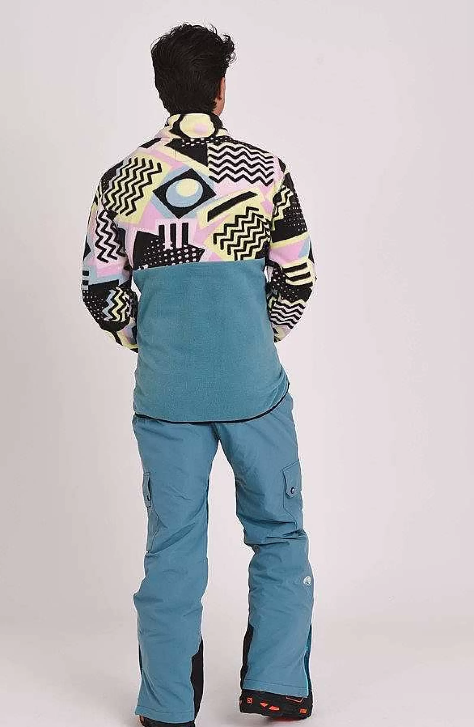 OOSC Fleeces<Saved By The Bell Fleece Teal - Men'S