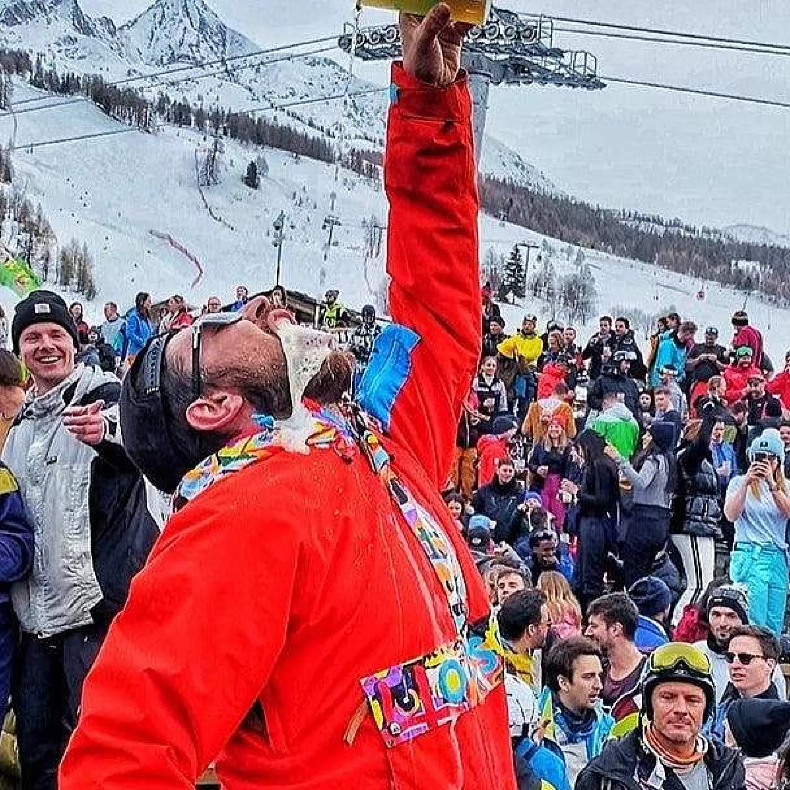 OOSC Snow Jackets<Snow Park Overhead Jacket - Red