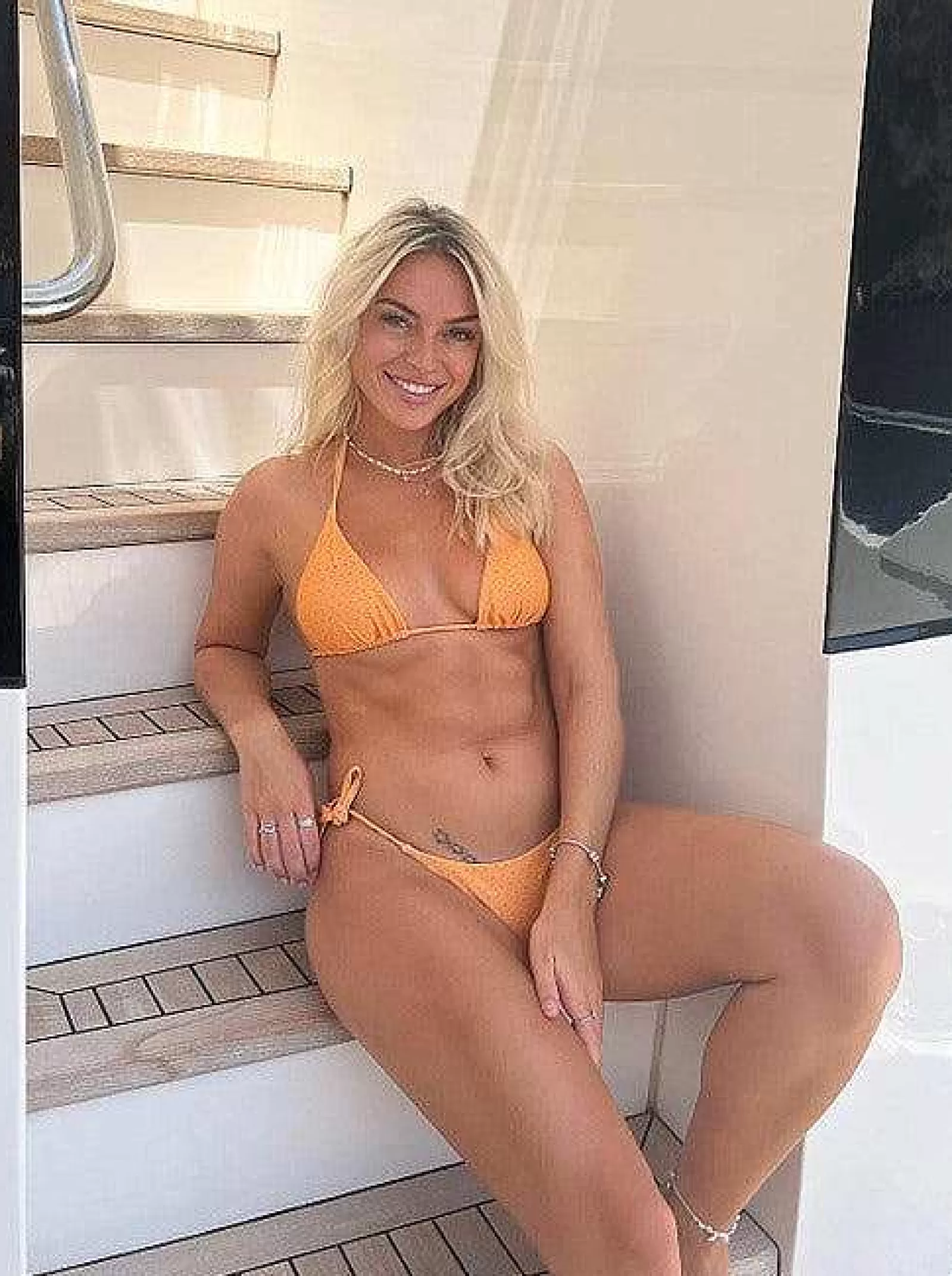 OOSC Bikinis<Tangerine Squeeze Triangle Bikini Top