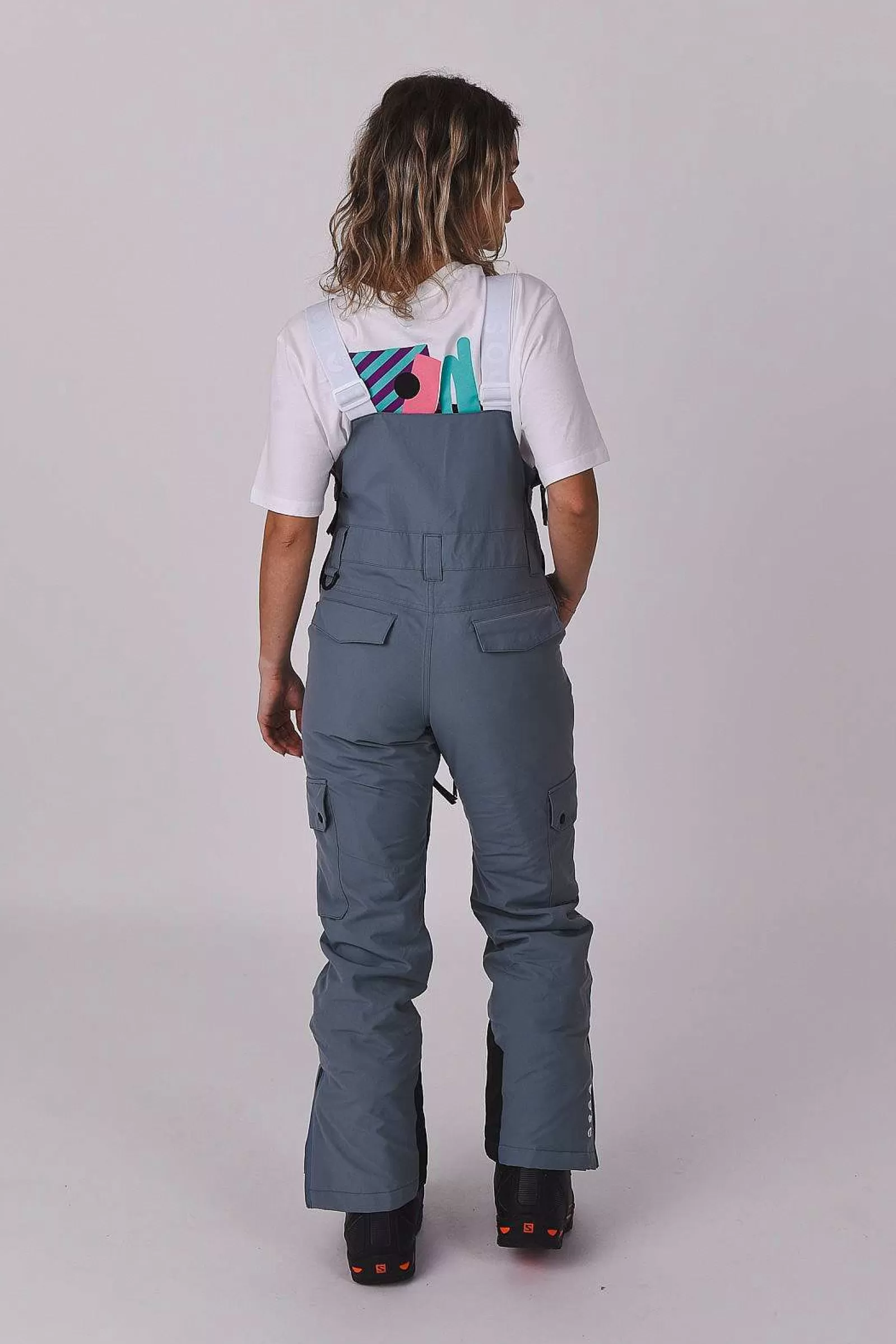 OOSC Yeh Girl Jackets & Bib Pants<Yeh Girl Bib Pant Grey