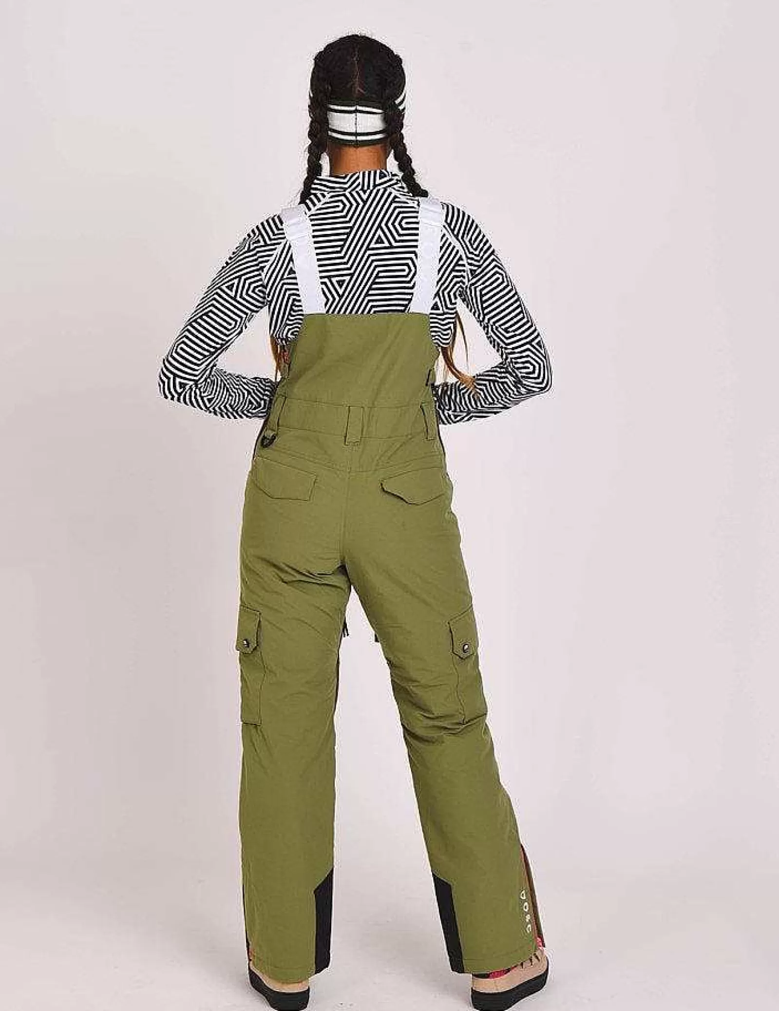 OOSC Yeh Girl Jackets & Bib Pants<Yeh Girl Bib Pant Khaki