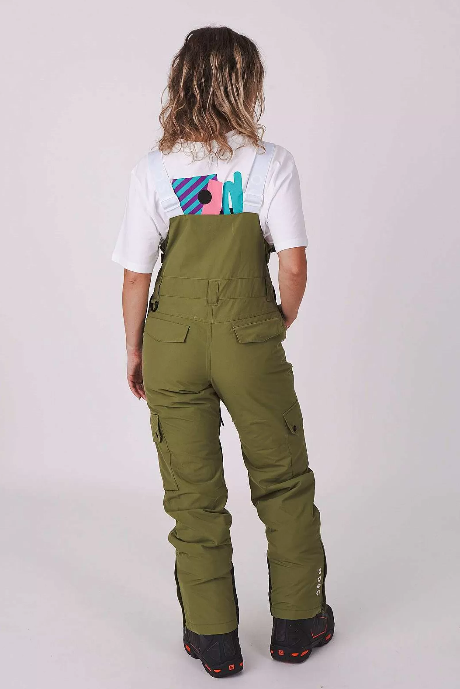 OOSC Snow Pants / Bibs<Yeh Girl Bib Pant Khaki