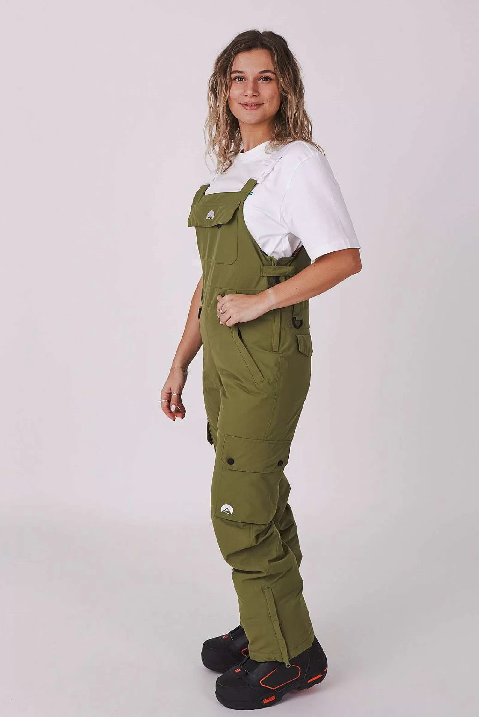 OOSC Yeh Girl Jackets & Bib Pants<Yeh Girl Bib Pant Khaki