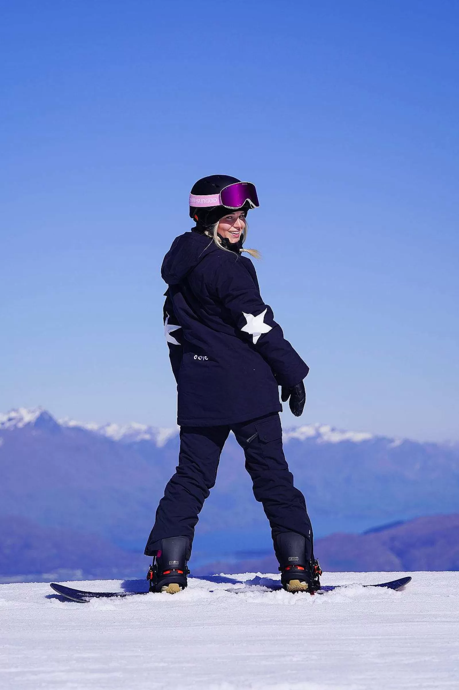 OOSC Yeh Girl Jackets & Bib Pants<Yeh Girl Ski & Snowboard Jacket - Katie Ormerod Black Stars Signature Line
