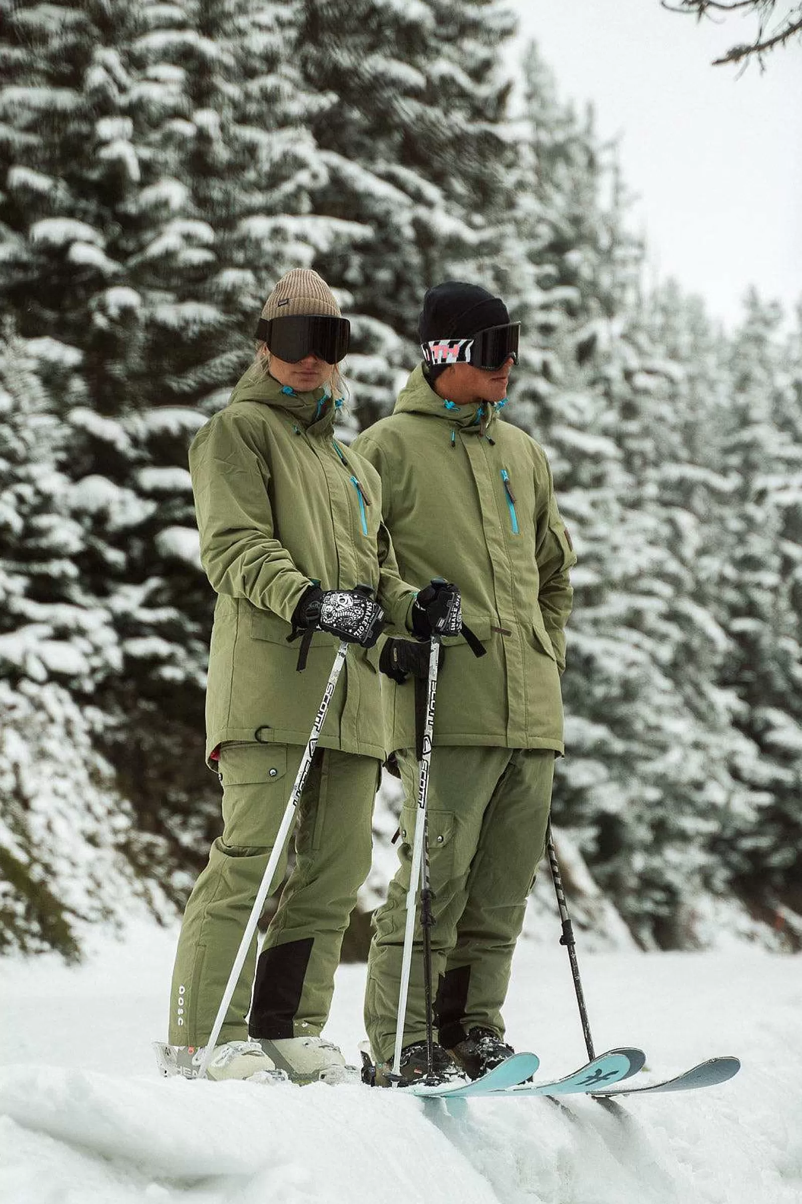 OOSC Yeh Girl Jackets & Bib Pants<Yeh Girl Ski & Snowboard Jacket Khaki