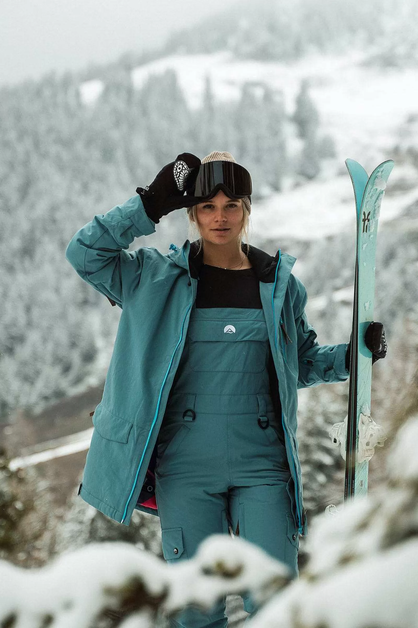 OOSC Yeh Girl Jackets & Bib Pants<Yeh Girl Ski & Snowboard Jacket Teal