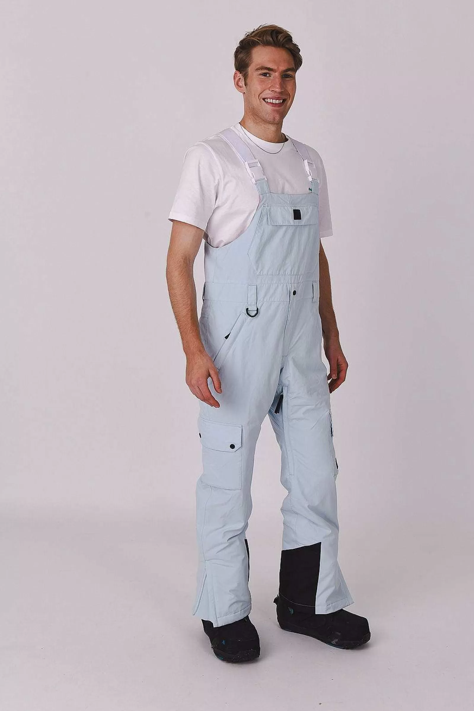 OOSC Snow Pants / Bibs<Yeh Man Bib Pant Ice Blue