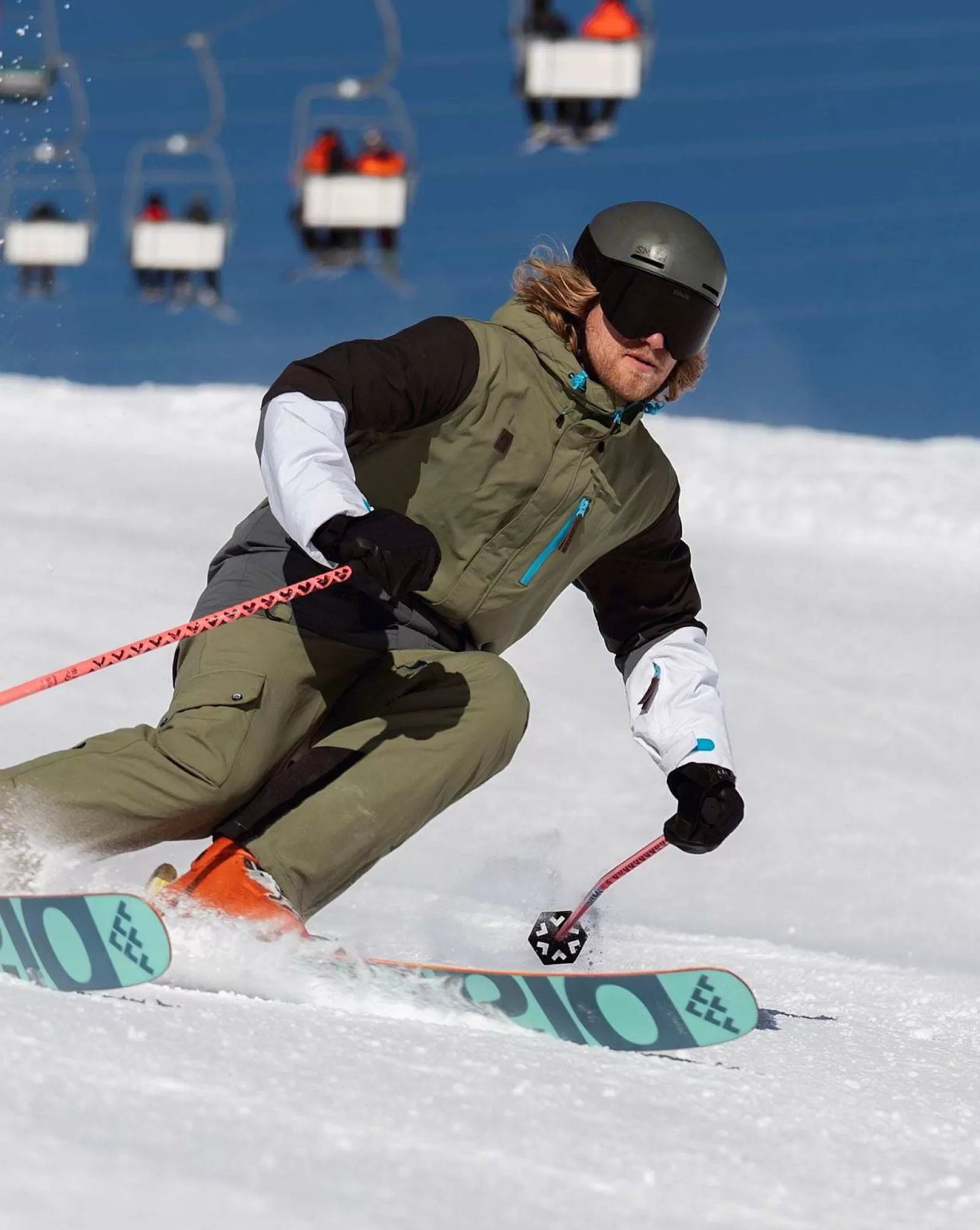 OOSC Snow Jackets<Yeh Man Men'S Ski & Snowboard Jacket - Khaki, Grey, Black