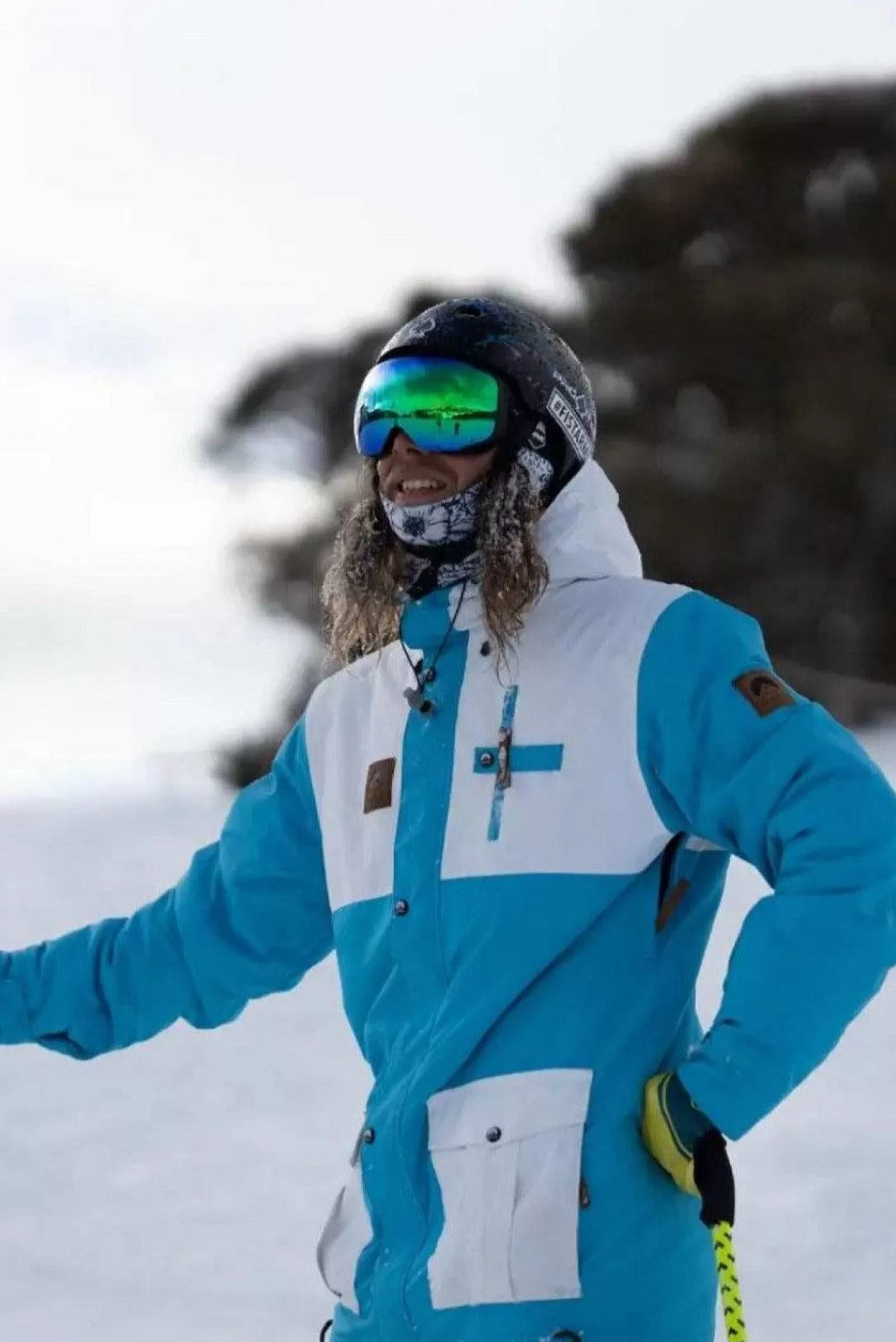 OOSC Snow Jackets<Yeh Man Men'S Ski Snowboard Jacket - Blue & White