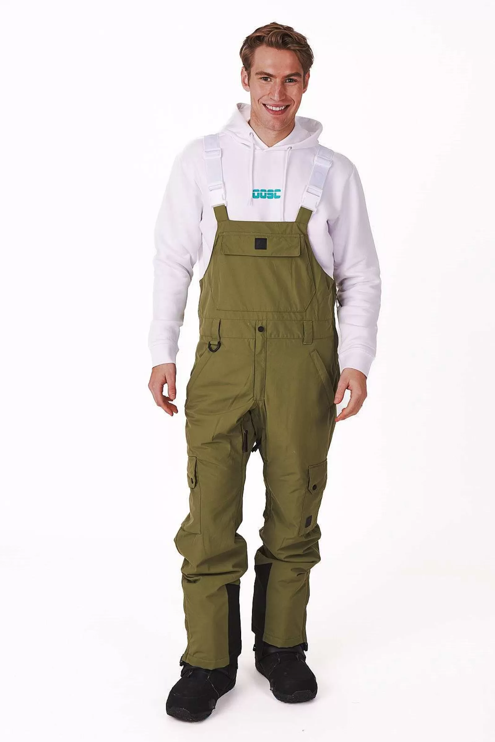 OOSC Snow Pants / Bibs<Yeh Man Ski & Snowboard Bib Pant - Khaki