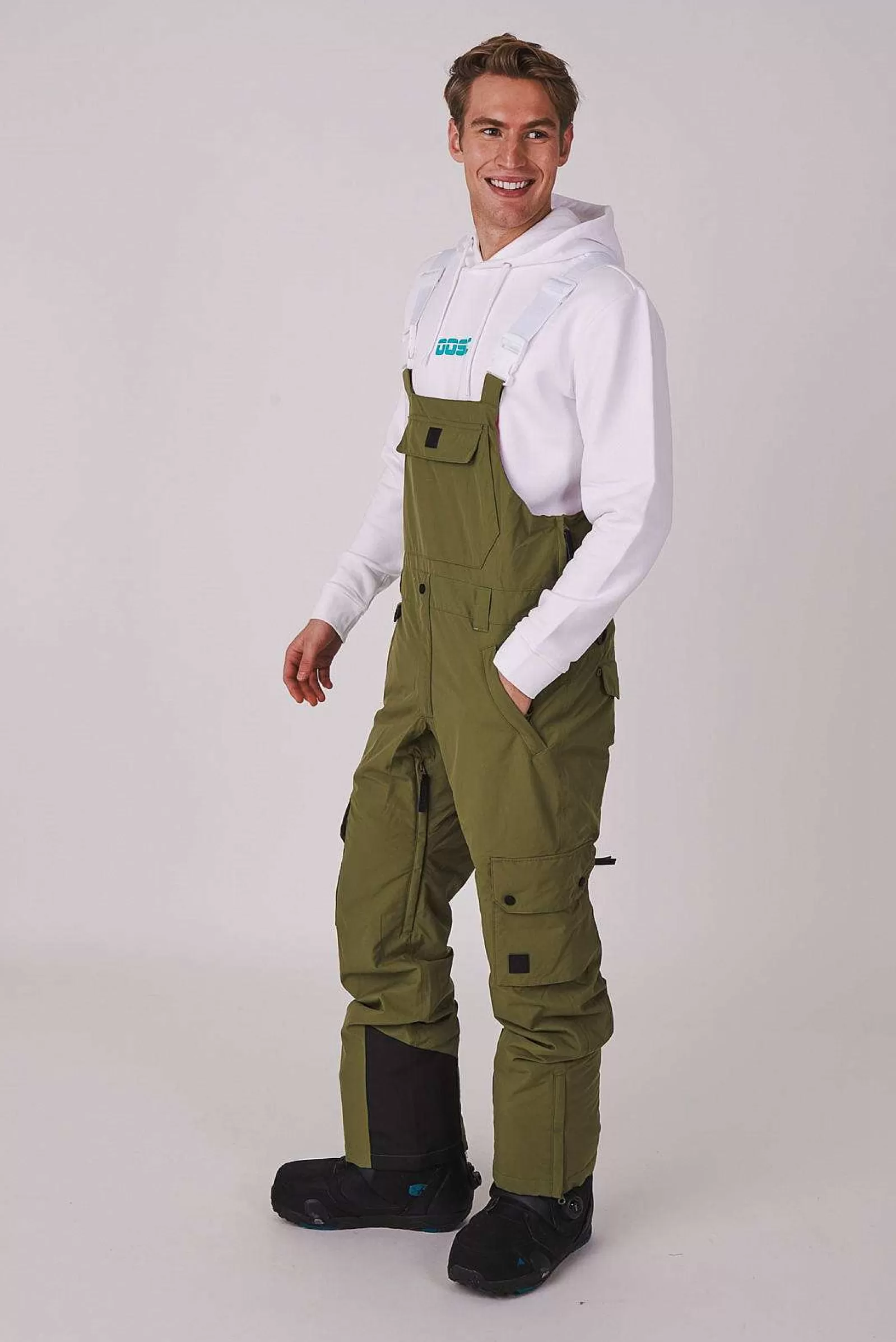 OOSC Yeh Man Jackets & Bib Pants<Yeh Man Ski & Snowboard Bib Pant - Khaki